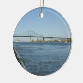 サンローランの川、モントリオール セラミックオーナメント (左)