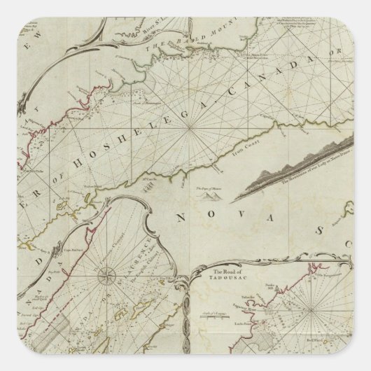 サンローレンス川の正確な図 スクエアシール (正面)