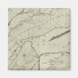 サンローレンス川の正確な図 マグネット