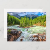 サンワプタ滝ジャスパー国立公園 ポストカード (正面/裏面)