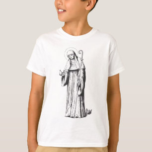 サンワルプルガ中世アングロサクソン宣教師 Tシャツ