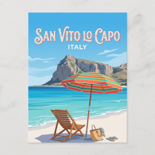 サンヴィート・ロ・カーポ イタリア ポストカード (正面)