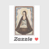 サンヴェロニカイエス顔ヴィンテージアート絵画ズ シール (シート)