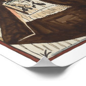 サンヴェロニカイエス顔ヴィンテージアート絵画ズ ポスター (角)