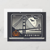 サン不気味フランシスコハロウィンハガキ ポストカード (正面/裏面)