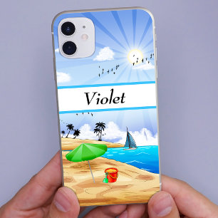 サン二―ビ―チの風景オーダーメイド iPhone 11 ケース