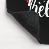 サン信じタクリスマスパジャマおもしろいクリスマスビーブメンズ マウスパッド (コーナー)