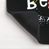 サン信じタ節のクリスマス男性の女性の少女B マウスパッド (コーナー)