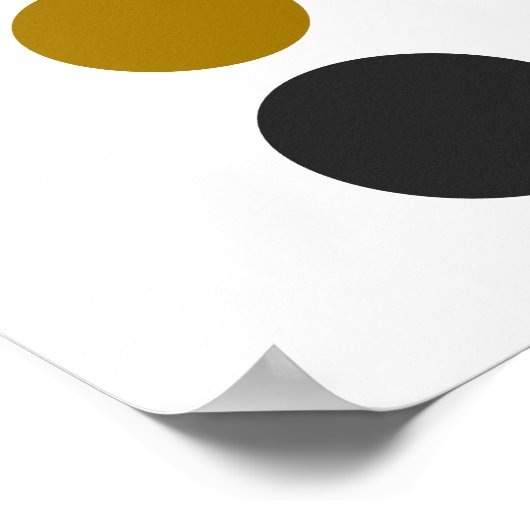 サン切り出しサークルアート ポスター (角)