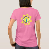 サン及びおもしろいロゴくもの巣プロモーション Tシャツ (裏面)