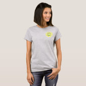 サン及びおもしろいロゴくもの巣プロモーション Tシャツ (正面フル)
