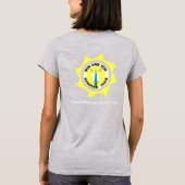 サン及びおもしろいロゴくもの巣プロモーション Tシャツ (裏面)