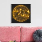 サン太陽のフレア キャンバスプリント (インサイチュ (リビング))