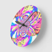 サン太陽のライズ ラウンド壁時計 (傾斜)