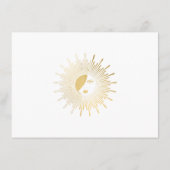 サン女神ガールロゴスプレー日焼けピンクギフトカード (裏面)