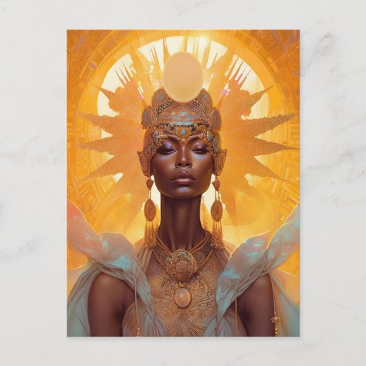 サン女神ファンタジーアート ポストカード (正面)