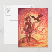 サン小妖精や小人 ポストカード (正面/裏面)