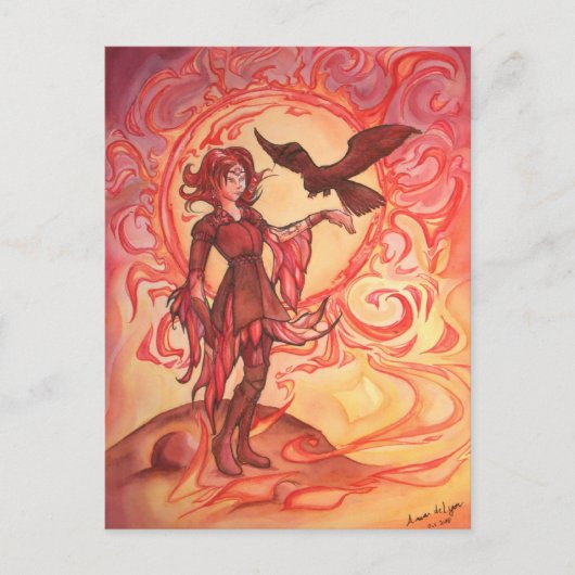 サン小妖精や小人 ポストカード (正面)