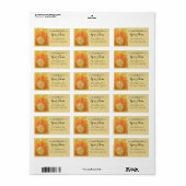 サン差出人住所ラベル ラベル (フルシート)