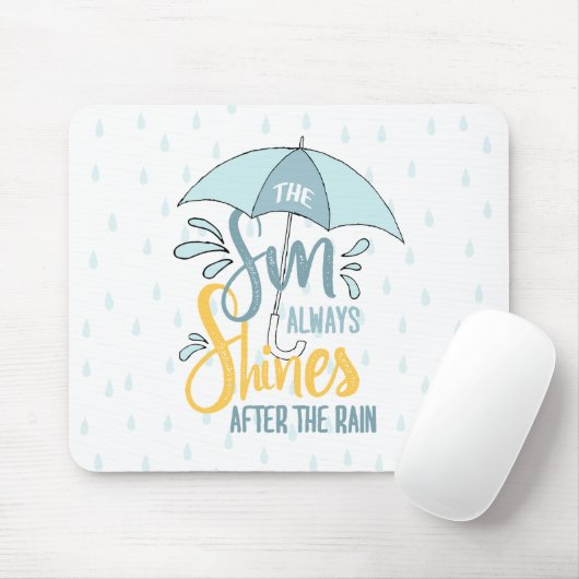 サン引用文雨引用文前向き成果引用文 マウスパッド (マウス)