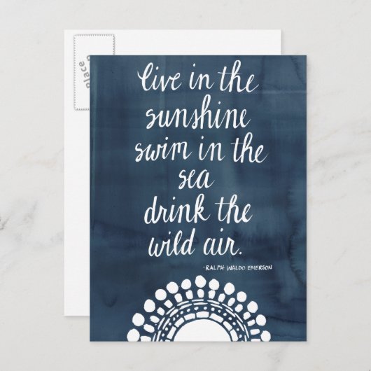 サン引用文I ポストカード (正面/裏面)