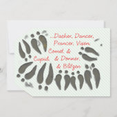 サン感謝していタラベルカードのミルクとクッキー 招待状 (裏面)