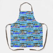 サン数々のダーストライプのコーブ エプロン (正面)