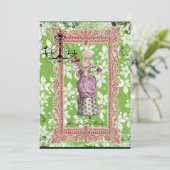 サン日のケーキ 母の日の私の招待状 招待状 (スタンド正面)