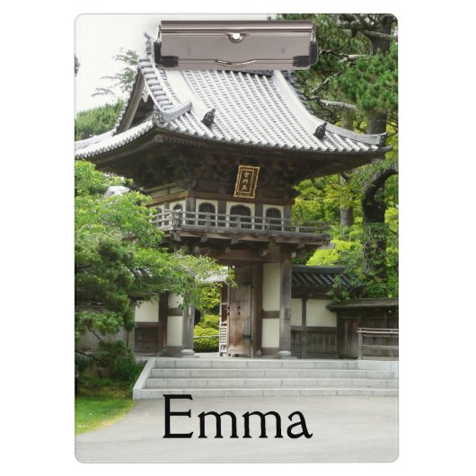 サン日本のフランシスコのティーガーデン クリップボード (正面)