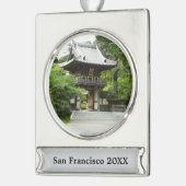 サン日本のフランシスコのティーガーデン シルバープレートバナーオーナメント (左)