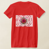 サン時計の花 Tシャツ (レイダウン裏面)