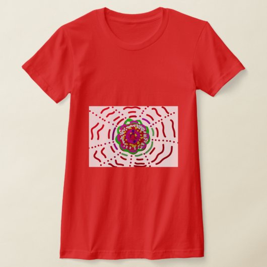 サン時計の花 Tシャツ (レイダウン)