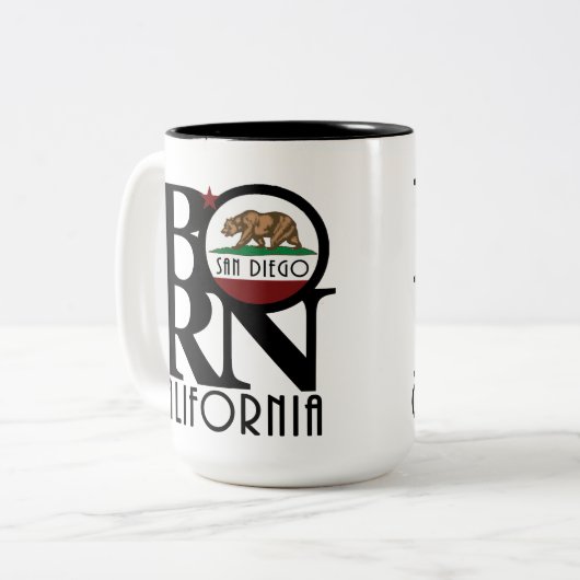 サン生まれディエゴ15oz ツートーンマグカップ (正面左)