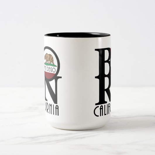 サン生まれディエゴ15oz ツートーンマグカップ (中央)