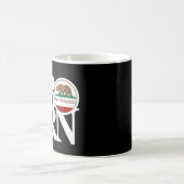 サン生まれフランシスコ11ozブラック コーヒーマグカップ (中央)