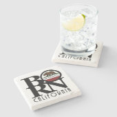 サン生まれフランシスコ ストーンコースター (横)