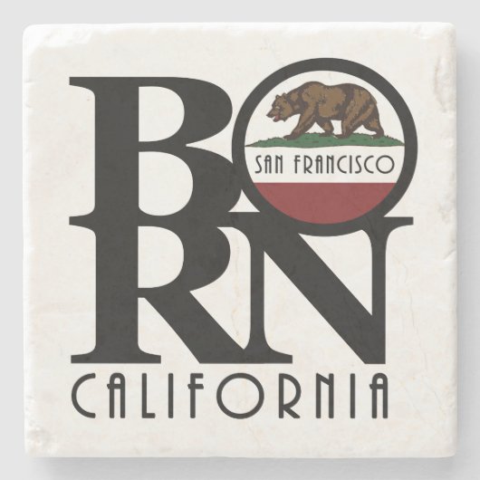 サン生まれフランシスコ ストーンコースター (正面)