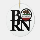 サン生まれフランシスコ セラミックオーナメント (左)