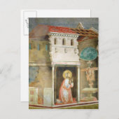 サン祈教会の聖フランシス ポストカード (正面/裏面)