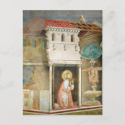 サン祈教会の聖フランシス ポストカード (正面)