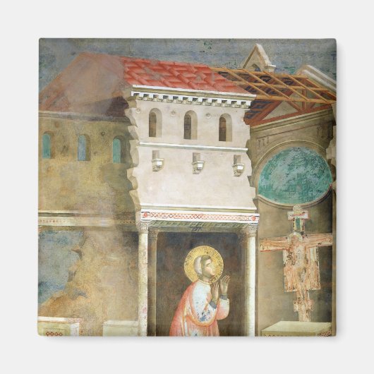 サン祈教会の聖フランシス マグネット (正面)