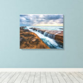 サン素晴らしディエゴ・ラ・ジョラ・コーブ キャンバスプリント (インサイチュ (ウッドフロア))