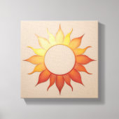 サン絵を描ズ キャンバスプリント (正面)