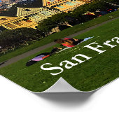 サン絵を描フランシスコ女子#1ポスター ポスター (角)