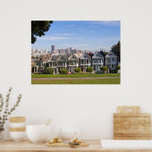 サン色彩の鮮やかフランシスコの婦人 ポスター (キッチン)