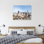 サン色彩の鮮やかフランシビクトリアンスコのレディースホームズ キャンバスプリント (インサイチュ (寝室))