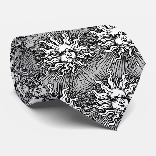 サン華美タイ – レトロ天空 ネクタイ (ロール)