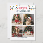 サン親愛タいけなおもしろい犬クリスマス5枚 シーズンカード (正面)