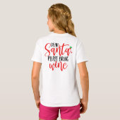 サン親愛タはワインを持って来て–56564 Tシャツ (裏面フル)