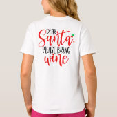 サン親愛タはワインを持って来て–56564 Tシャツ (裏面)